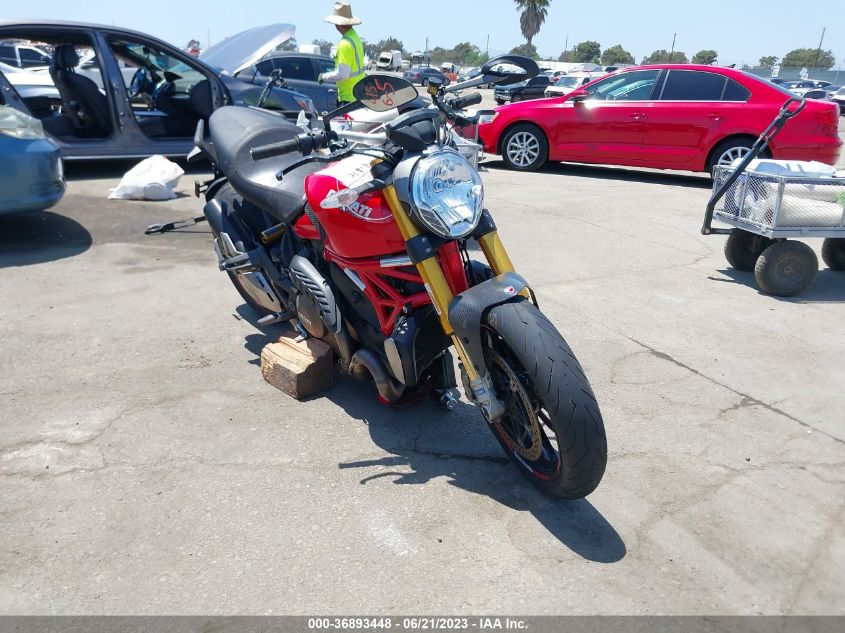 2014 DUCATI MONSTER 1200/S - ZDM1RBSW8EB003686