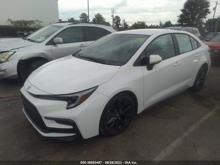 VIN 5YFS4MCE1PP152543 2023 TOYOTA COROLLA SE