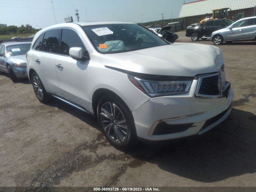 2018 ACURA MDX W/TECHNOLOGY PKG - 5J8YD3H54JL009178