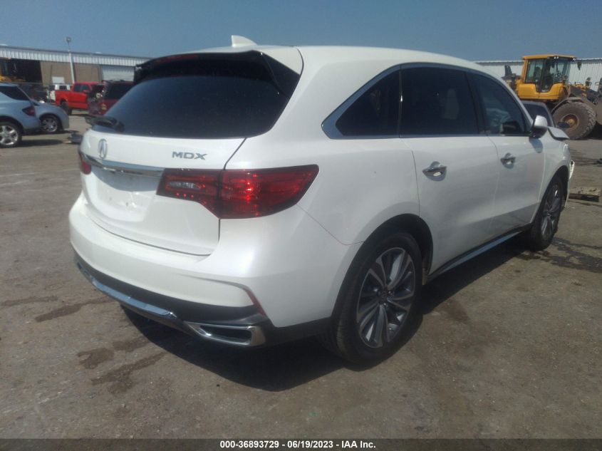 2018 ACURA MDX W/TECHNOLOGY PKG - 5J8YD3H54JL009178