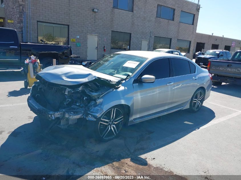 2017 HONDA ACCORD SEDAN SPORT SE - 1HGCR2F14HA258897