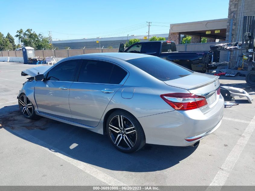2017 HONDA ACCORD SEDAN SPORT SE - 1HGCR2F14HA258897