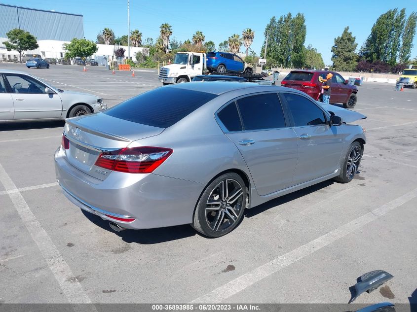 2017 HONDA ACCORD SEDAN SPORT SE - 1HGCR2F14HA258897