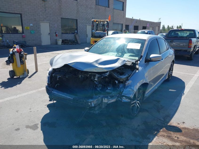 2017 HONDA ACCORD SEDAN SPORT SE - 1HGCR2F14HA258897