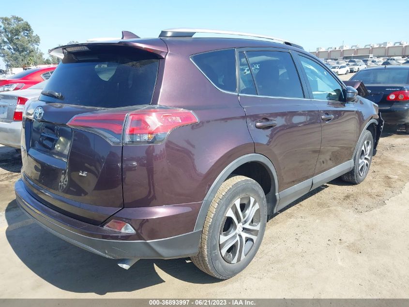 2016 TOYOTA RAV4 LE - 2T3ZFREV3GW277407