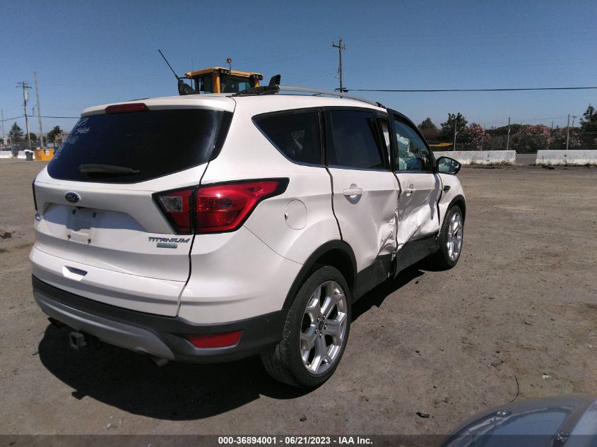 2019 FORD ESCAPE TITANIUM - 1FMCU0J93KUA56777