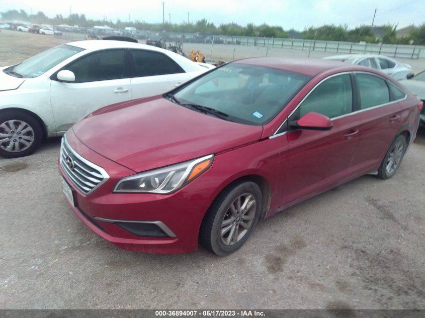 2016 HYUNDAI SONATA 2.4L - 5NPE24AF3GH403834