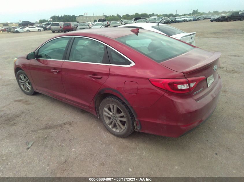 2016 HYUNDAI SONATA 2.4L - 5NPE24AF3GH403834