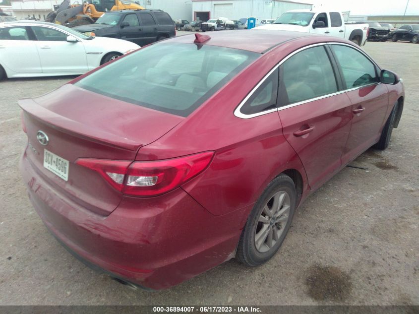 2016 HYUNDAI SONATA 2.4L - 5NPE24AF3GH403834