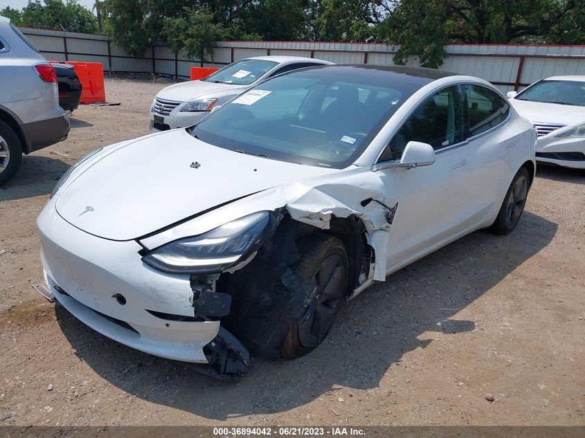 VIN 5YJ3E1EA5JF030331 2018 TESLA MODEL 3 RANGE BATTERY