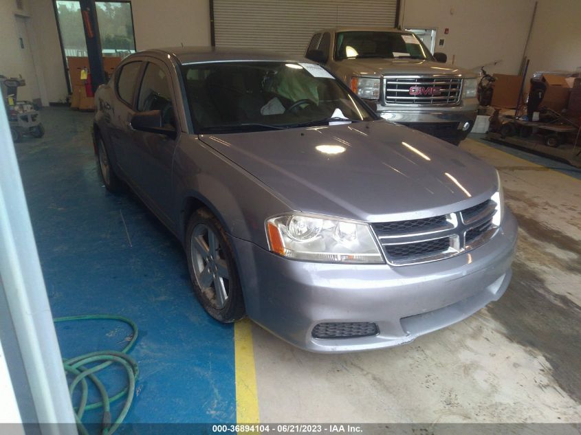 2013 DODGE AVENGER SE - 1C3CDZABXDN643023