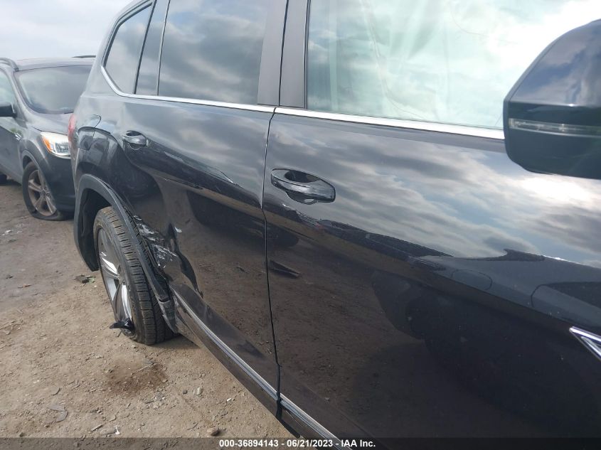 2018 VOLKSWAGEN ATLAS 3.6L V6 SEL - 1V2SR2CAXJC594254