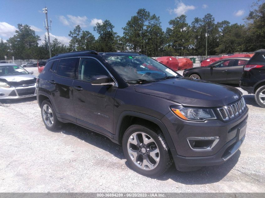 VIN 3C4NJDCBXKT596599 Jeep Compass LIMITED 2019