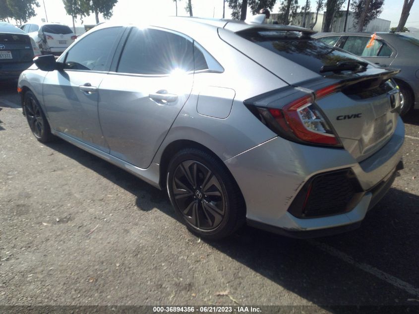 2018 HONDA CIVIC HATCHBACK EX - SHHFK7H58JU414304