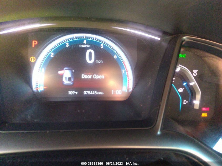 2018 HONDA CIVIC HATCHBACK EX - SHHFK7H58JU414304