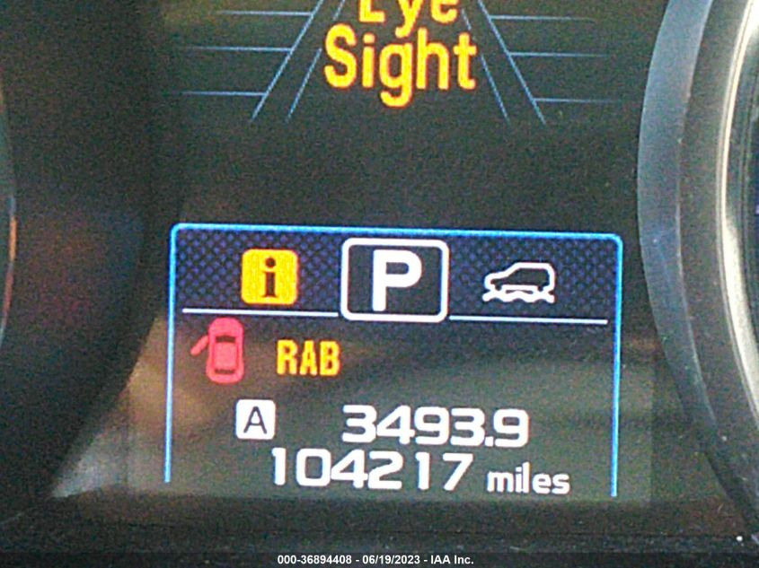 2017 SUBARU OUTBACK TOURING - 4S4BSATC3H3356995