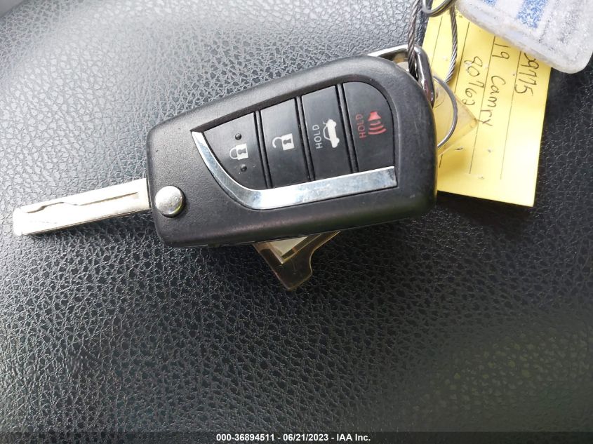 2019 TOYOTA CAMRY L/LE/XLE/SE/XSE - 4T1B11HK5KU807624