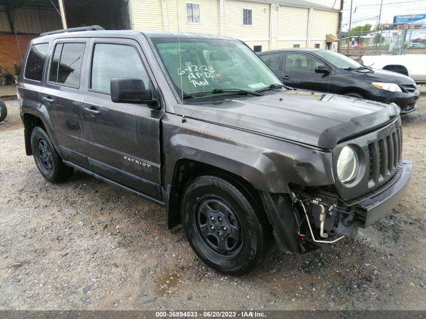 2016 JEEP PATRIOT SPORT - 1C4NJPBA8GD528731