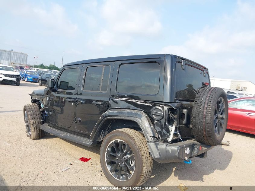 2022 JEEP WRANGLER 4XE UNLIMITED SAHARA 1C4JJXP65NW275713