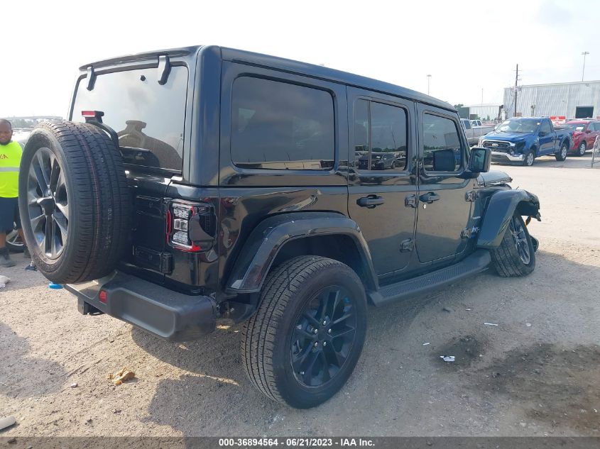 2022 JEEP WRANGLER 4XE UNLIMITED SAHARA 1C4JJXP65NW275713