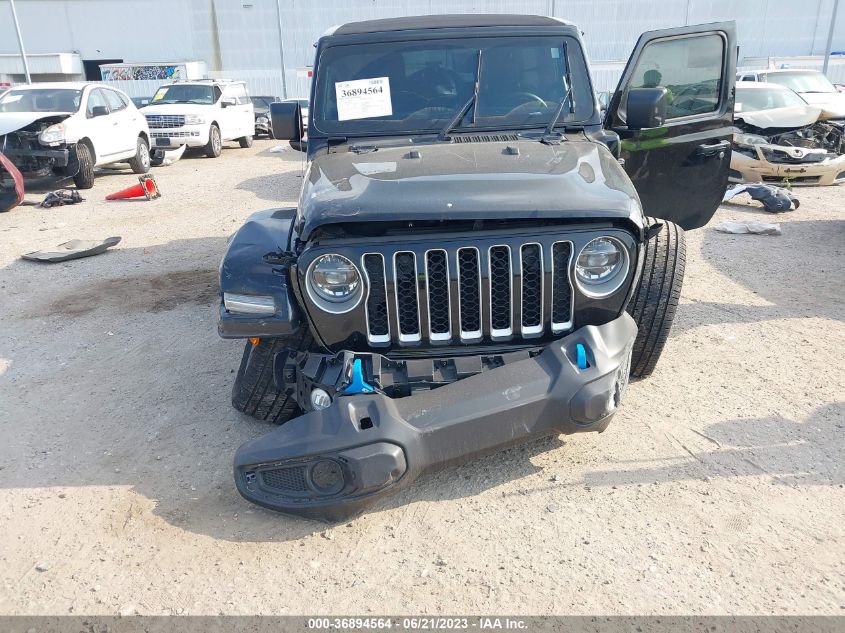 2022 JEEP WRANGLER 4XE UNLIMITED SAHARA 1C4JJXP65NW275713