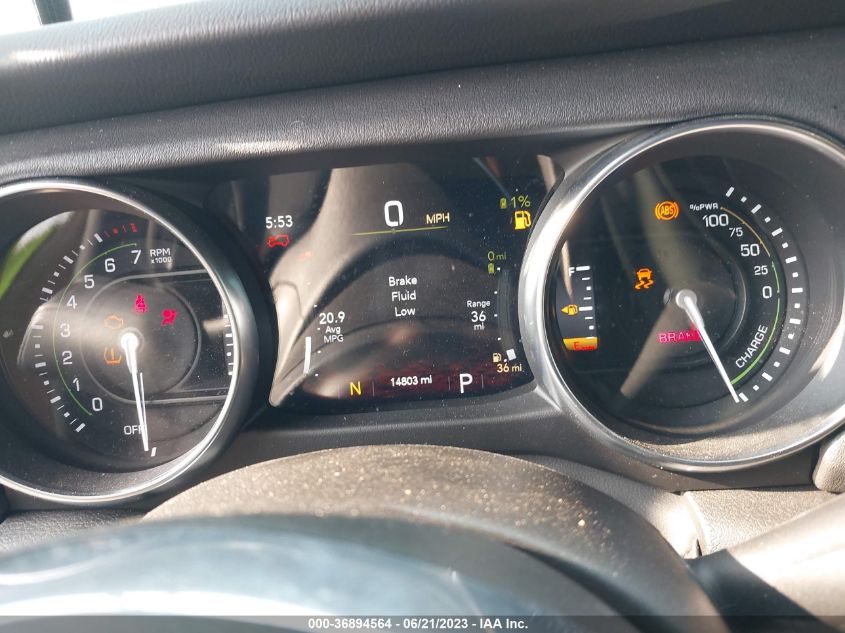 2022 JEEP WRANGLER 4XE UNLIMITED SAHARA 1C4JJXP65NW275713