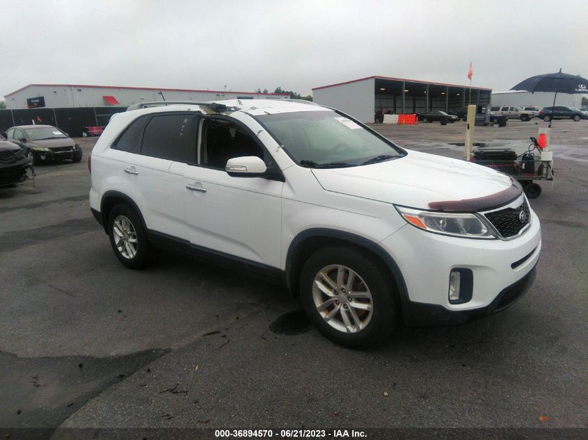 2014 KIA SORENTO LX - 5XYKT3A60EG442881