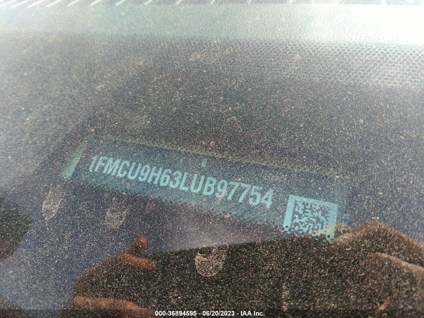 1FMCU9H63LUB97754 2020 FORD ESCAPE, photo no. 9