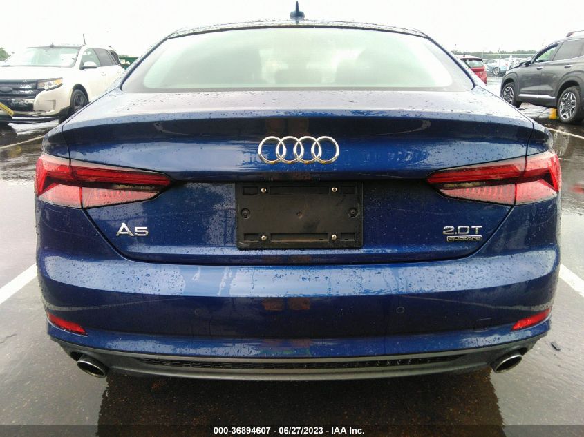 2018 AUDI A5 SPORTBACK PREMIUM PLUS - WAUENCF51JA055254
