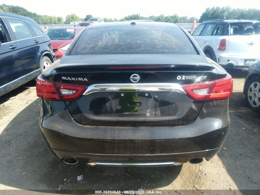 2017 NISSAN MAXIMA SR - 1N4AA6APXHC433275