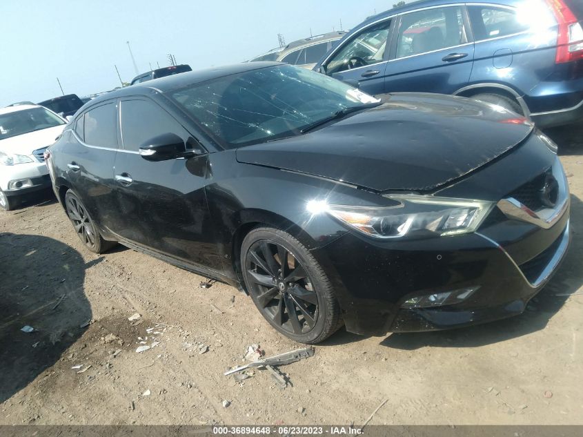 2017 NISSAN MAXIMA SR - 1N4AA6APXHC433275