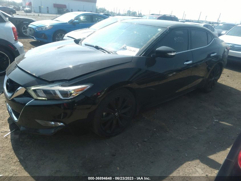 2017 NISSAN MAXIMA SR - 1N4AA6APXHC433275