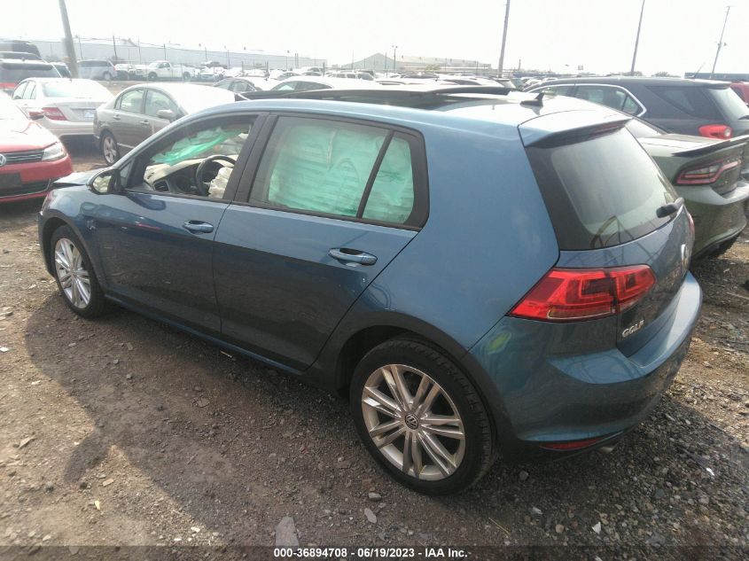 2015 VOLKSWAGEN GOLF TDI SE - 3VW2A7AU2FM074684