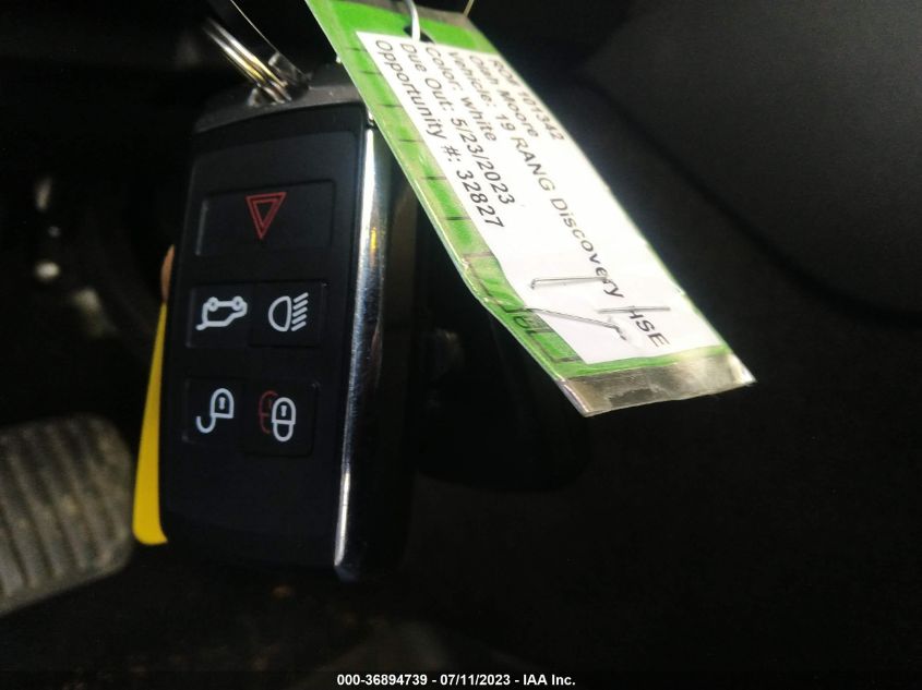 2019 LAND ROVER DISCOVERY HSE - SALRR2RK4KA088005