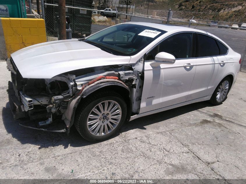 2013 FORD FUSION ENERGI TITANIUM - 3FA6P0SU4DR365783