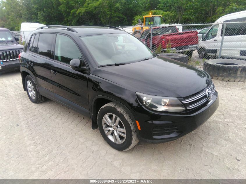 2016 VOLKSWAGEN TIGUAN S - WVGAV7AXXGK000107