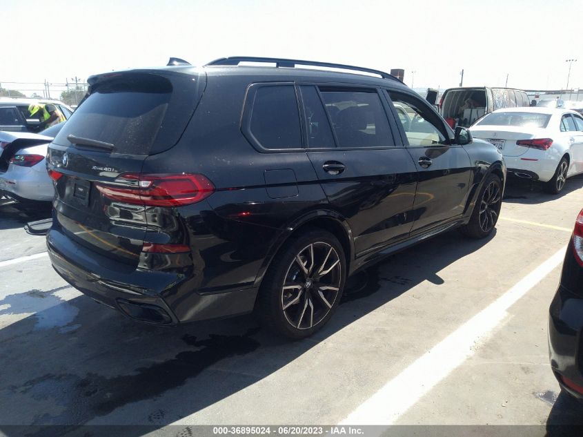 2022 BMW X7 XDRIVE40I - 5UXCW2C03N9L38223
