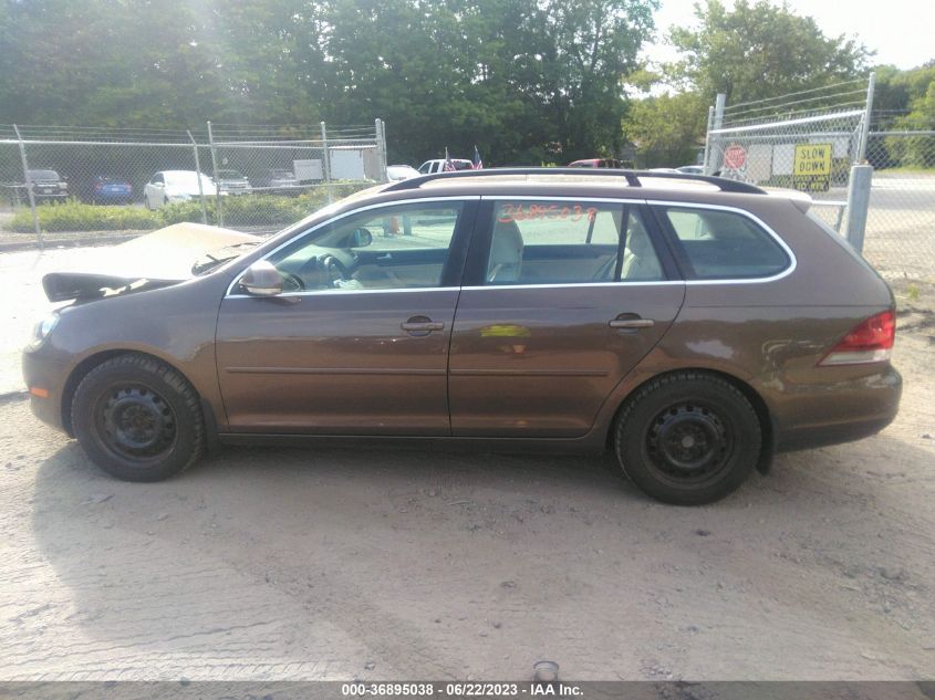 2014 VOLKSWAGEN JETTA SPORTWAGEN TDI W/SUNROOF & NAV - 3VWPL7AJ6EM607527