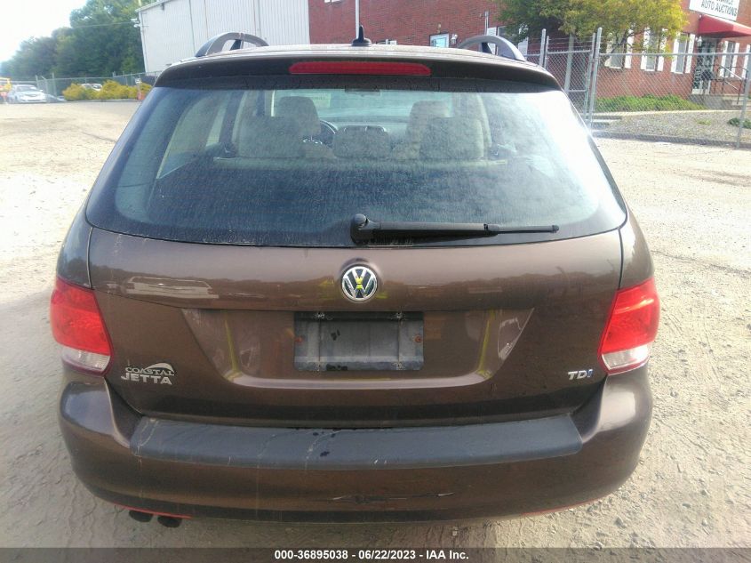 2014 VOLKSWAGEN JETTA SPORTWAGEN TDI W/SUNROOF & NAV - 3VWPL7AJ6EM607527