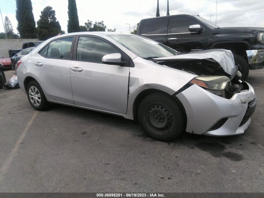 2014 TOYOTA COROLLA L/LE/S/S PLUS/LE PLUS - 5YFBURHEXEP076677