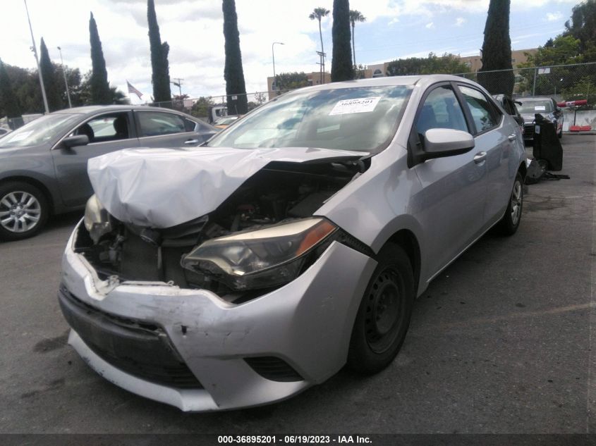 2014 TOYOTA COROLLA L/LE/S/S PLUS/LE PLUS - 5YFBURHEXEP076677