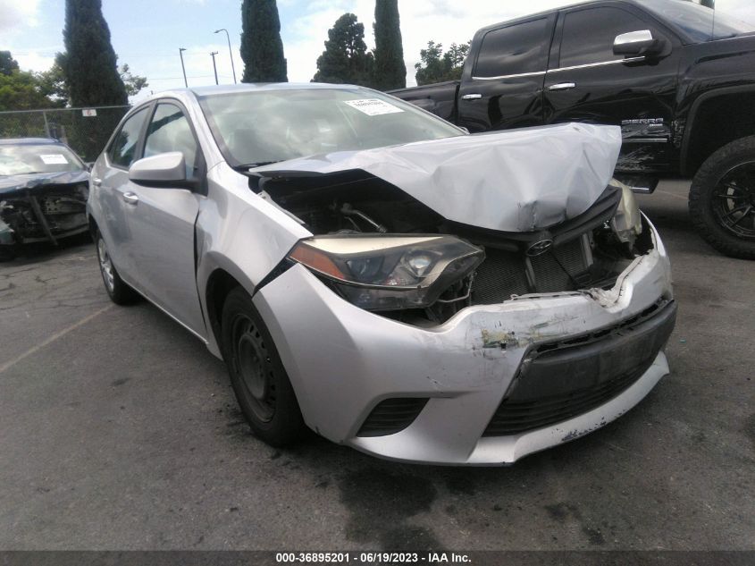 2014 TOYOTA COROLLA L/LE/S/S PLUS/LE PLUS - 5YFBURHEXEP076677