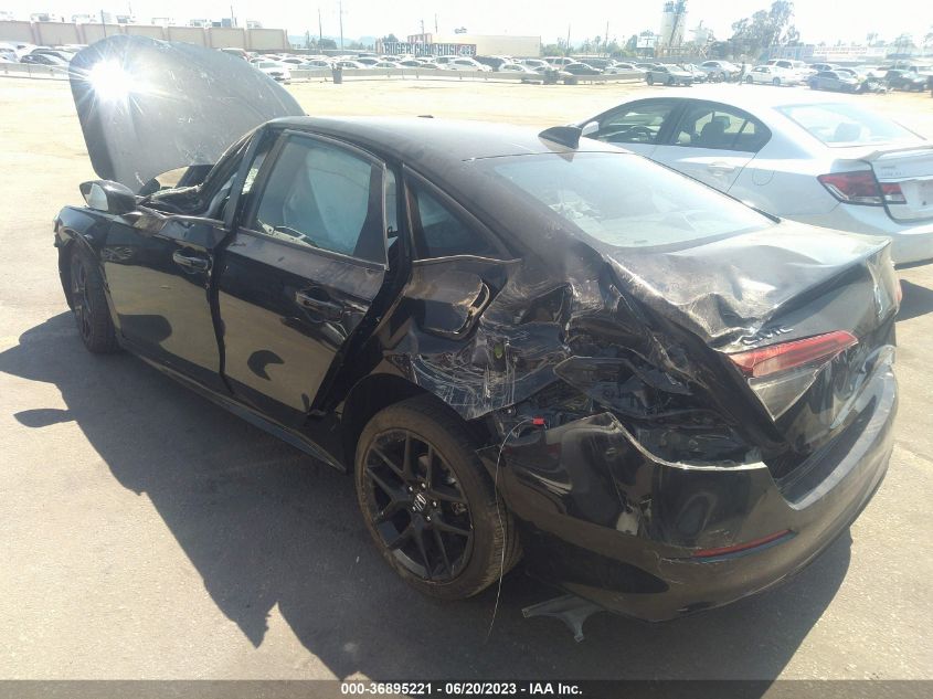 2022 HONDA CIVIC SEDAN SPORT - 2HGFE2F50NH515028