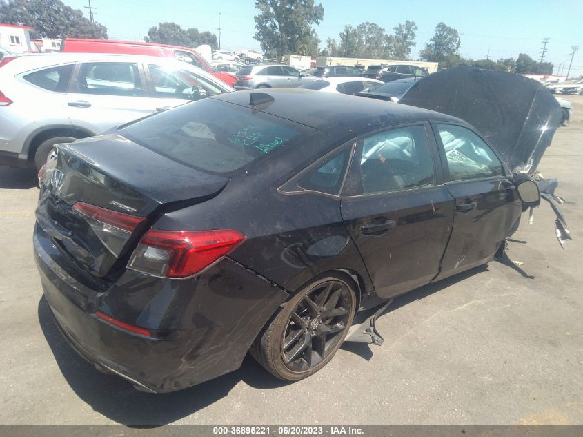 2022 HONDA CIVIC SEDAN SPORT - 2HGFE2F50NH515028