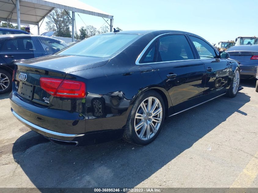 2013 AUDI A8 L 4.0L WAUR2AFD8DN021363