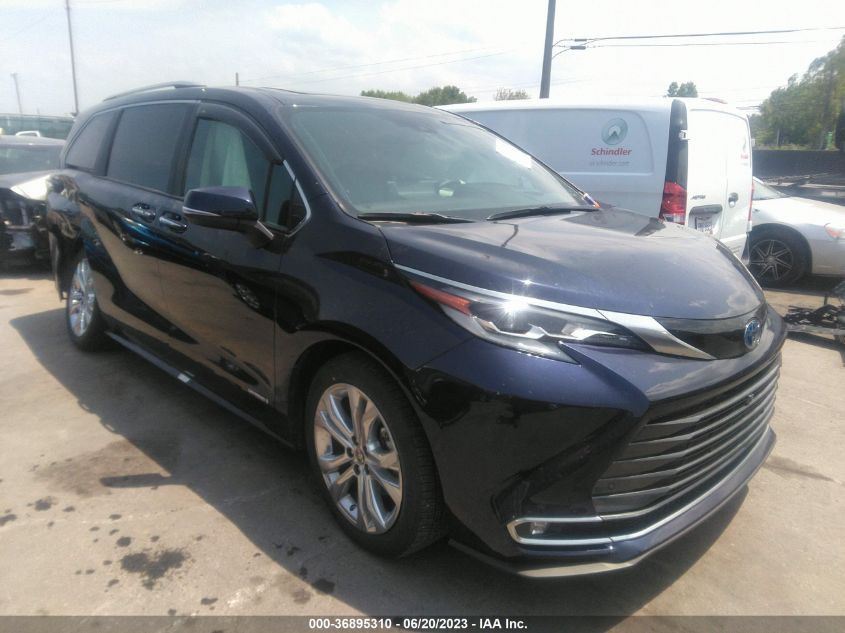 2021 TOYOTA SIENNA LIMITED/PLATINUM - 5TDERKEC2MS003818