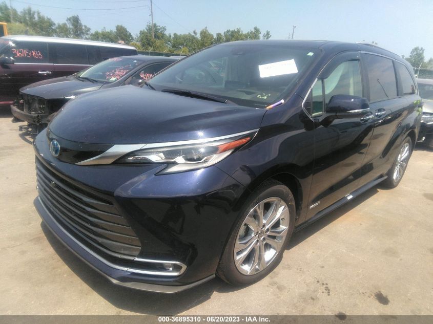 2021 TOYOTA SIENNA LIMITED/PLATINUM - 5TDERKEC2MS003818