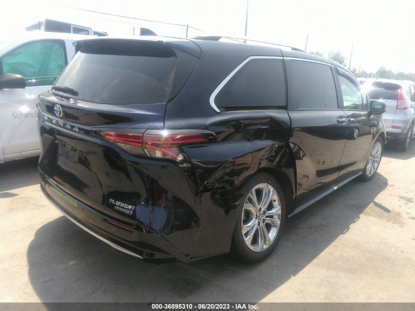 2021 TOYOTA SIENNA LIMITED/PLATINUM - 5TDERKEC2MS003818