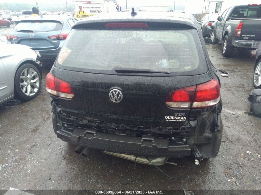 2014 VOLKSWAGEN GOLF TDI - WVWDM7AJXEW003272