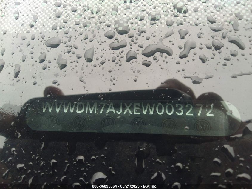 2014 VOLKSWAGEN GOLF TDI - WVWDM7AJXEW003272